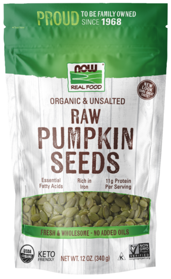 Pumpkin Seeds, Organic, Raw & Unsalted