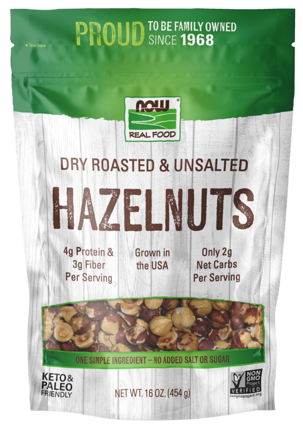 Hazelnuts, Dry Roasted & Unsalted
