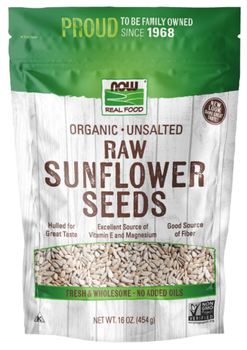 Sunflower Seeds, Organic, Raw & Unsalted