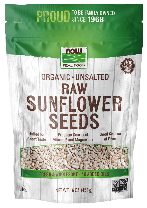 Sunflower Seeds, Organic, Raw & Unsalted