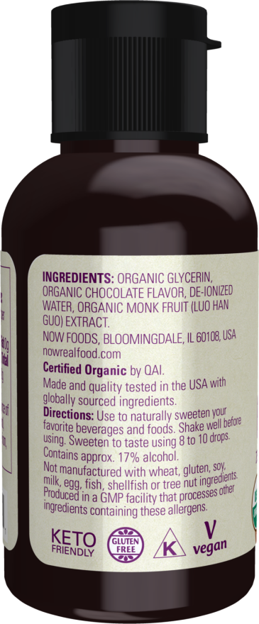 Monk Fruit Chocolate Liquid, Organic - Image 2