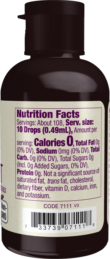 Monk Fruit Vanilla Liquid, Organic - Image 2