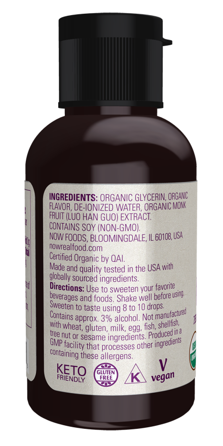 Monk Fruit Caramel Liquid, Organic - Image 3