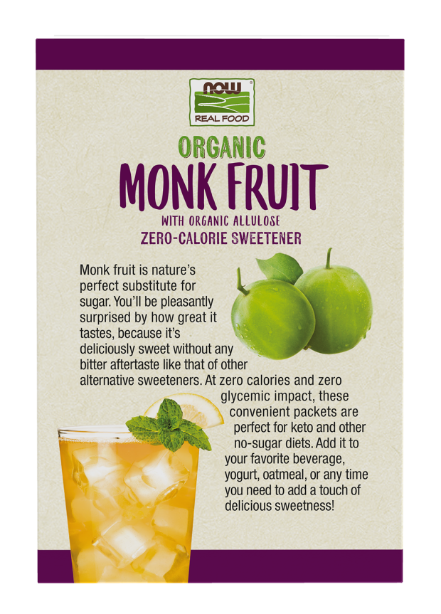 Monk Fruit with Allulose, Organic Packets - Image 4
