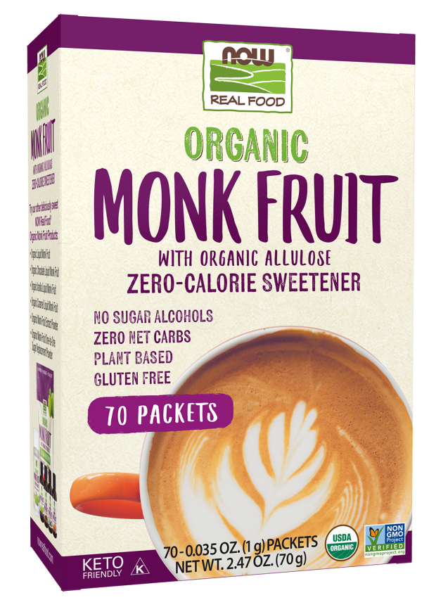 Monk Fruit with Allulose, Organic Packets