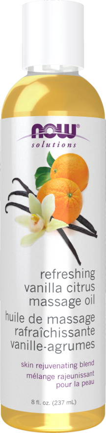 Refreshing Vanilla Citrus Massage Oil