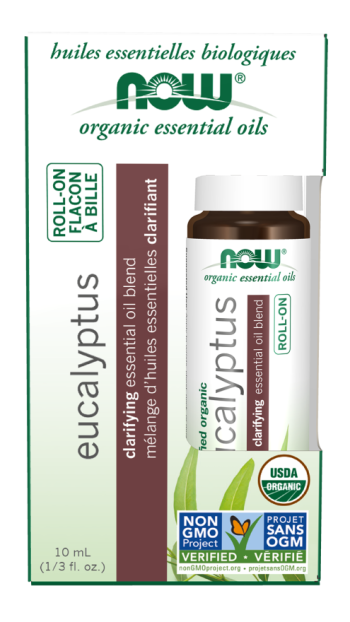 Eucalyptus Essential Oil Blend, Organic Roll-On