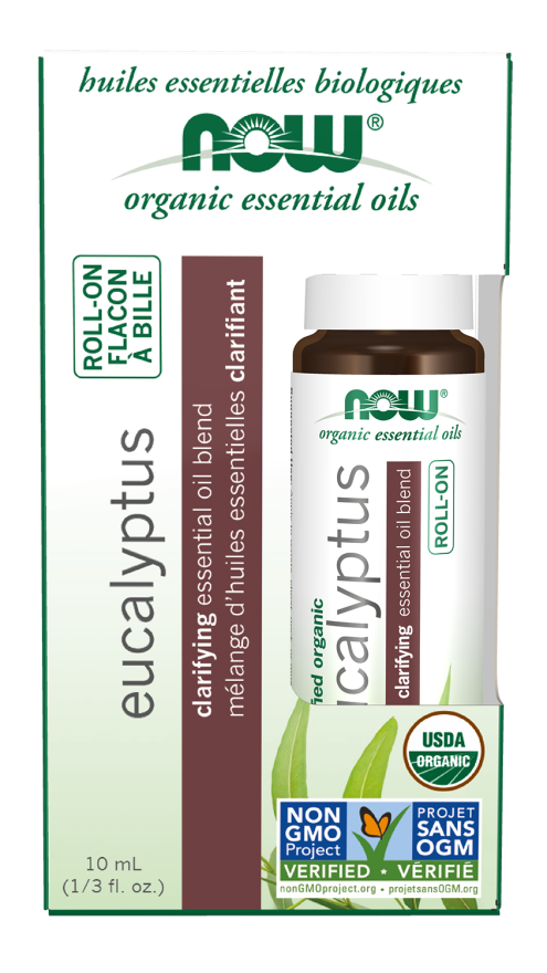 Eucalyptus Essential Oil Blend, Organic Roll-On