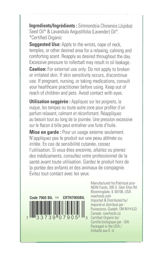 Lavender Calming Essential Oil Blend, Organic Roll-On - Image 3