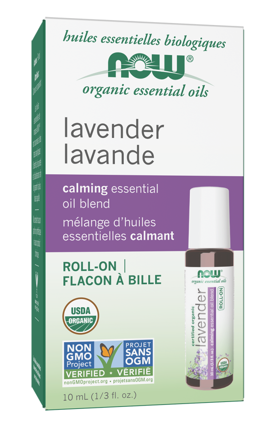Lavender Calming Essential Oil Blend, Organic Roll-On
