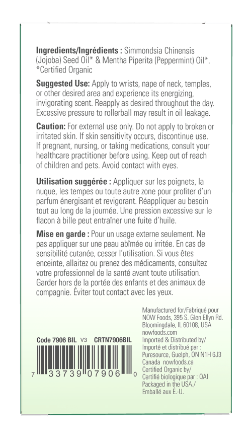 Peppermint Essential Oil Blend, Organic Roll-On - Image 4