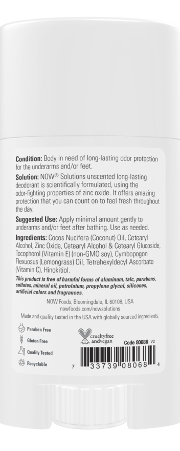 Long-Lasting Deodorant Stick, Unscented - Image 2