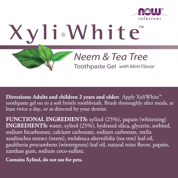 XyliWhite™ Neem & Tea Tree Toothpaste Gel - Image 2