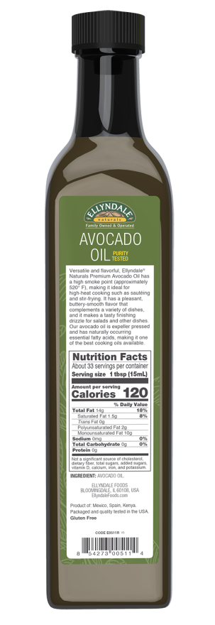 Avocado Cooking Oil in Glass Bottle - Image 2