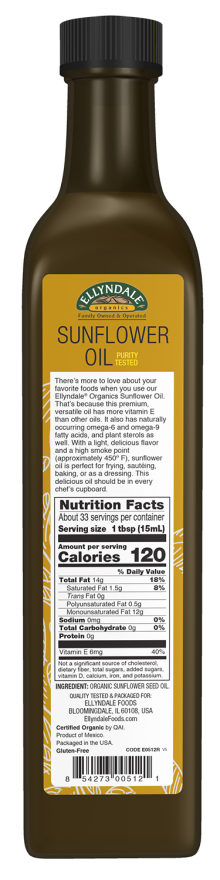 Sunflower Oil, Organic - Image 2