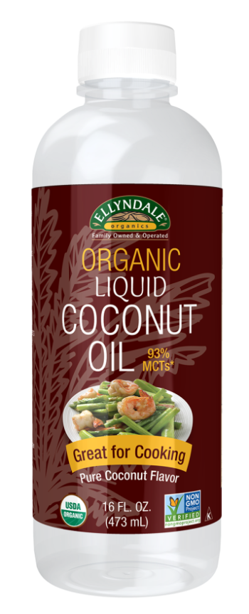 Liquid Coconut Cooking Oil, Organic