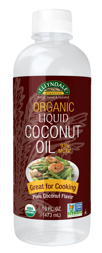 Liquid Coconut Cooking Oil, Organic