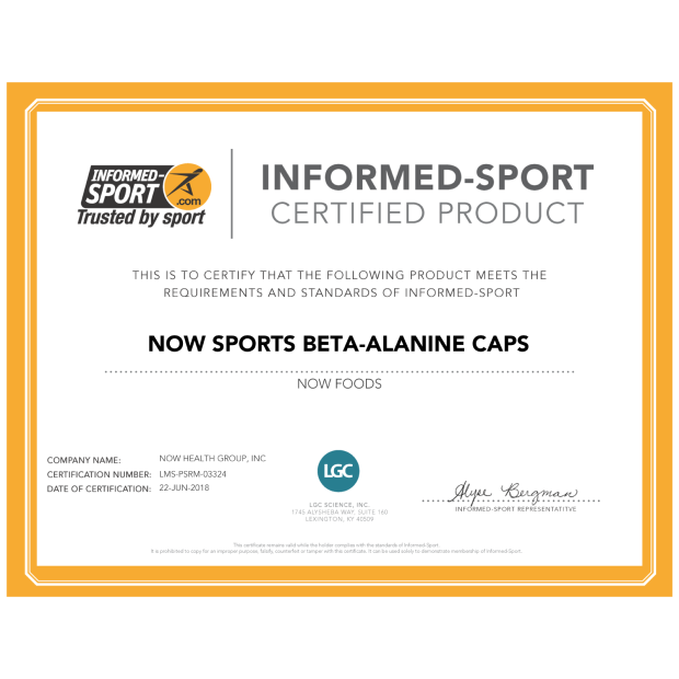 Beta-Alanine 750 mg Veg Capsules - Image 5