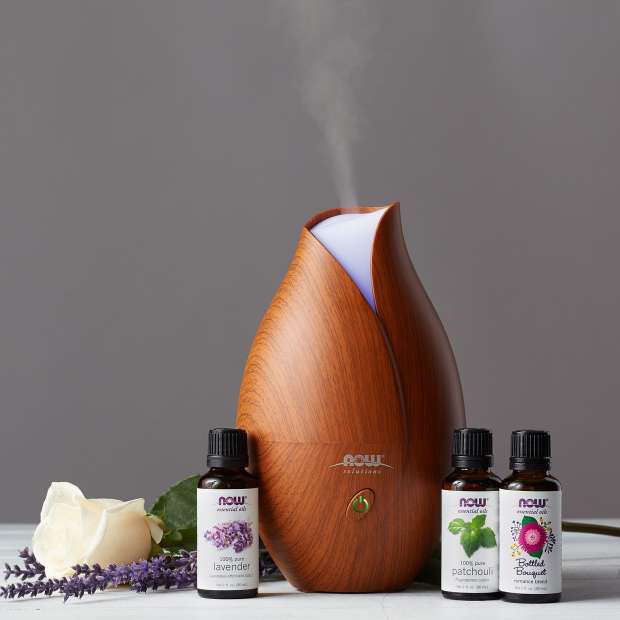 Ultrasonic Faux Wood Grain Essential Oil Diffuser - Image 5